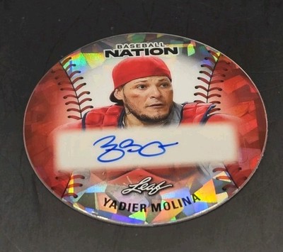 2026 Baseball Nation Yadier Molina BDA-YM1 RED 4/5 Jersey Match