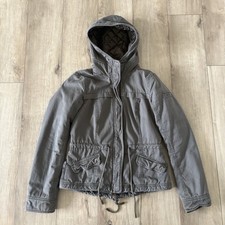 Abercrombie  Fitch Women's Military Army Green Field Jacket Coat Y2K Sz Small