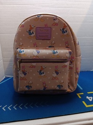 daisy duck loungefly mini backpack Disney by & Minnie Mouse Convertible Step out in style with the Loungefly Disney Daisy Duck Plush Mini Backpack Daisy Duck 85th Anniversary Daisy