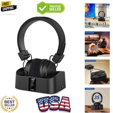 Wireless Headphones for TV Watching with Bluetooth Transmitter Charging Dock,...