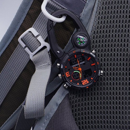 Reloj Mosquetón Exterior Pantalla Redonda con Escalada Multifuncional2215 - Imagen 7 de 7