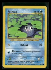 Pokemon TCG Poliwag Water Common Neo Discovery 62/75 NM