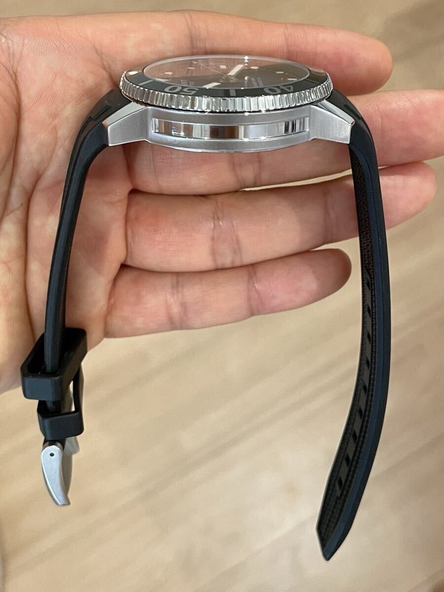 Tissot Seastar Powermatic 80 Automatic Men's Watch 42mm Navy Blue Used image 4