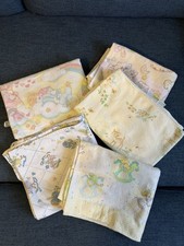 Lot of 5 VTG Baby receiving blankets care bears muppets dundee critter neutral