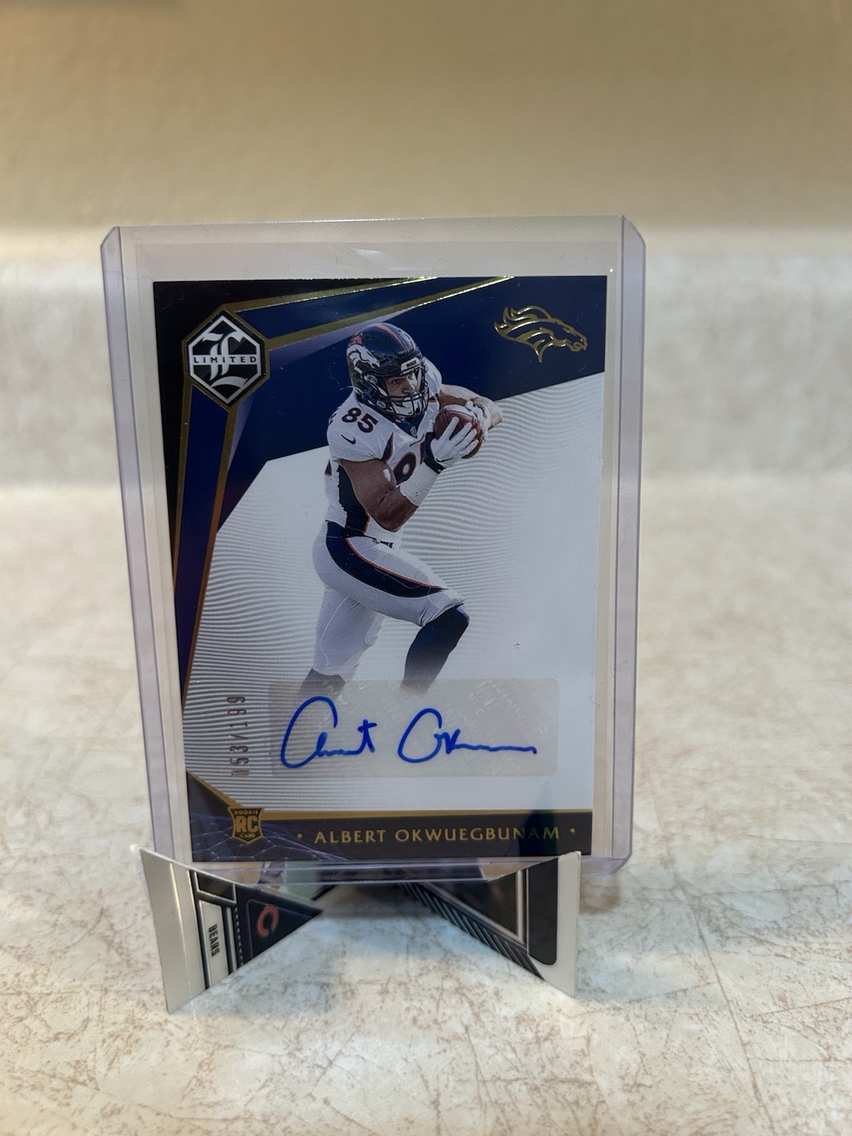 Albert Okwuegbunam Panini Luminance #188 Autograph