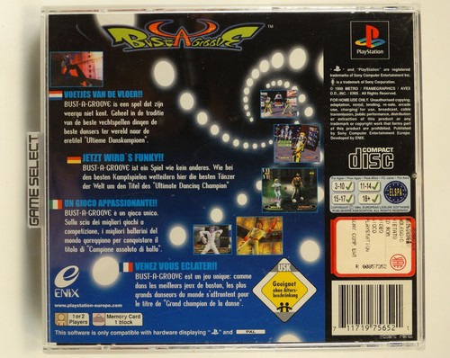 BUST A GROOVE SONY PLAYSTATION 1 2 3 PS1 PS2 PS3 PAL EUR - ORIGINAL - Photo 2/8