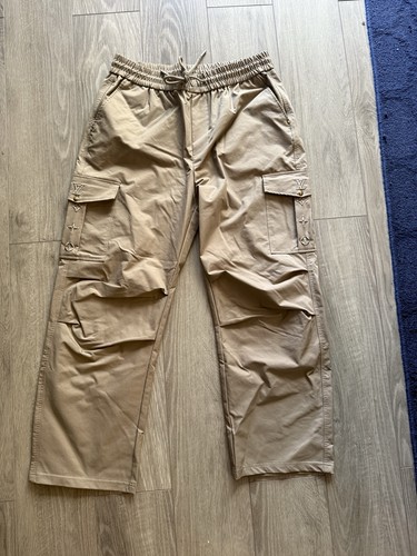 Louis Vuitton LV Mens Kakhi Cargo Pants 36inch Elastic Waist