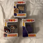 Funko Pop Ad Icons Mcdonald's Grimace, Hamburglar   & Officer Mac 86, 87, 89