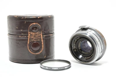 Nikon NIKKOR W Camera Lenses 35mm Focal f/2.5 Maximum Aperture for