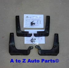 2013-2016 Hyundai VELOSTER TURBO Front & Rear Splash / Mud Guards, OEM Hyundai