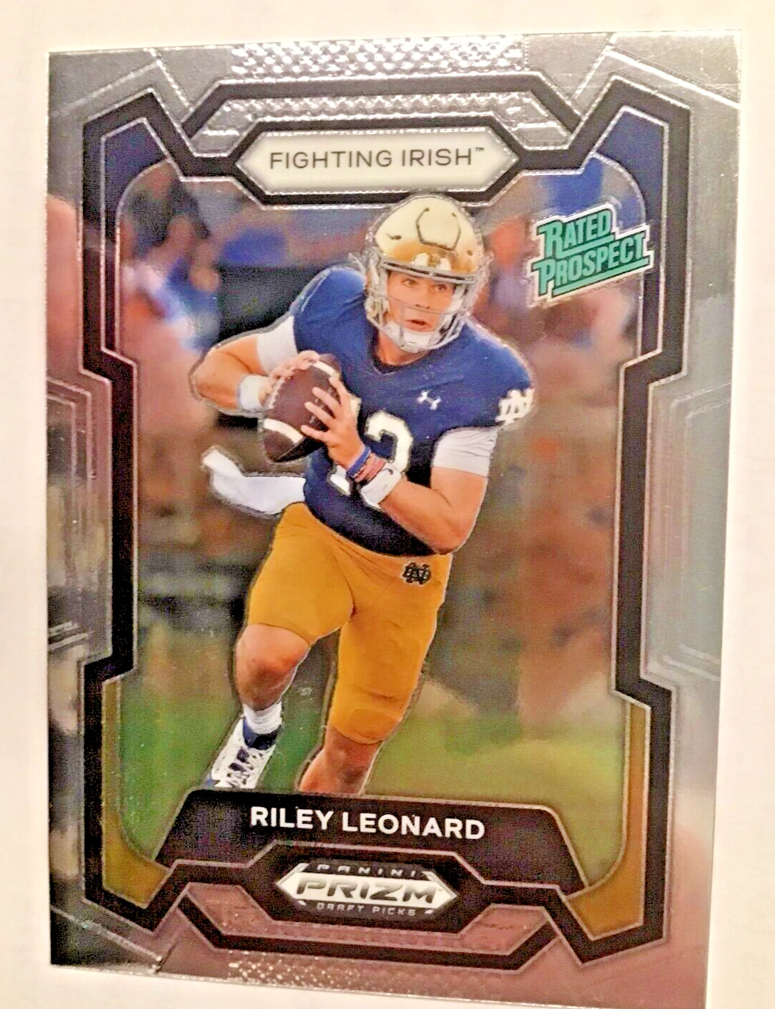 2024 Prizm Draft Picks #106 Riley Leonard Notre Dame Rated Prospect FREE Ship