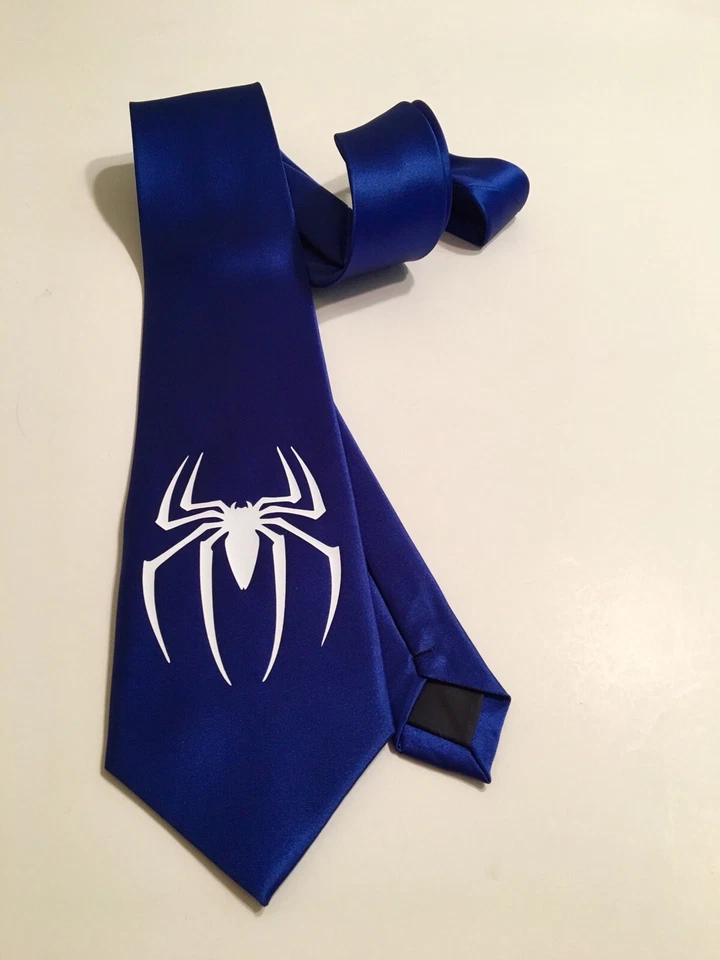 Corbata Araña, Nueva, Corbata Azul Real, Gran Calidad, Genial Regalo Foto 2 de 3