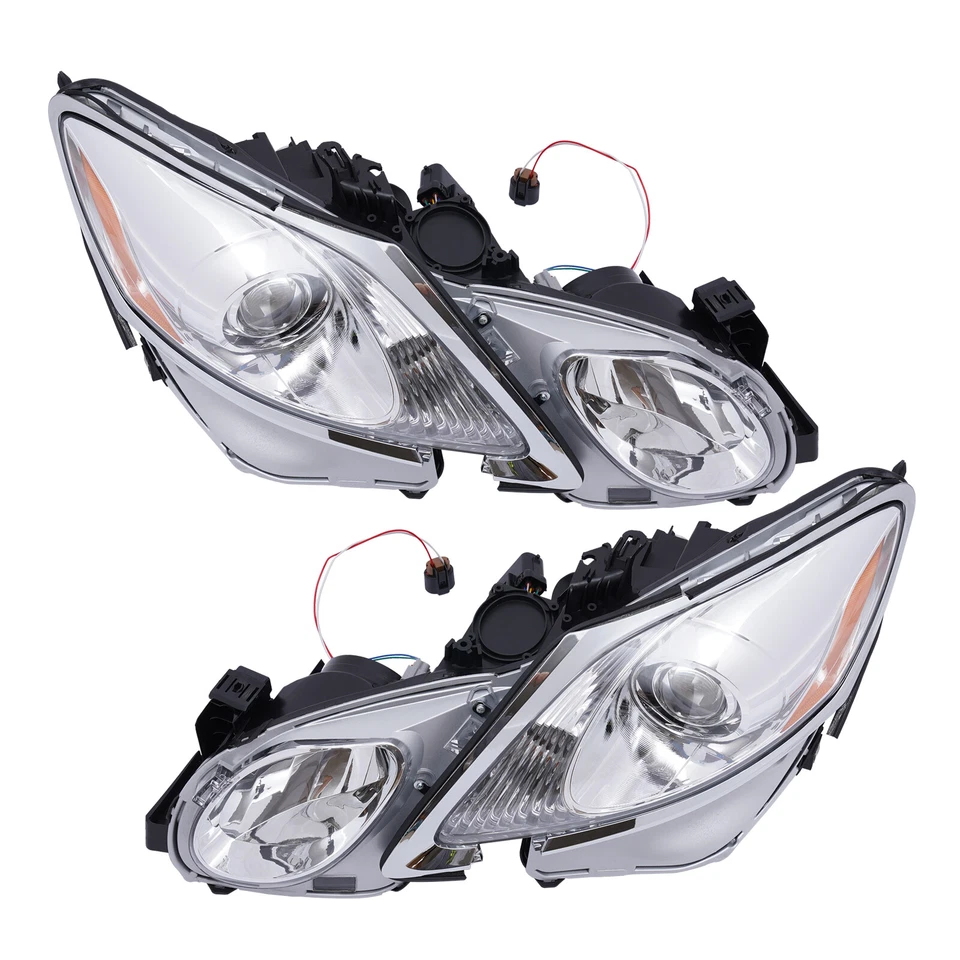 Pair For 2006-2011 Lexus GS300 GS350 GS450h GS460 HID Headlight LH+RH Chrome Foto 4 de 4