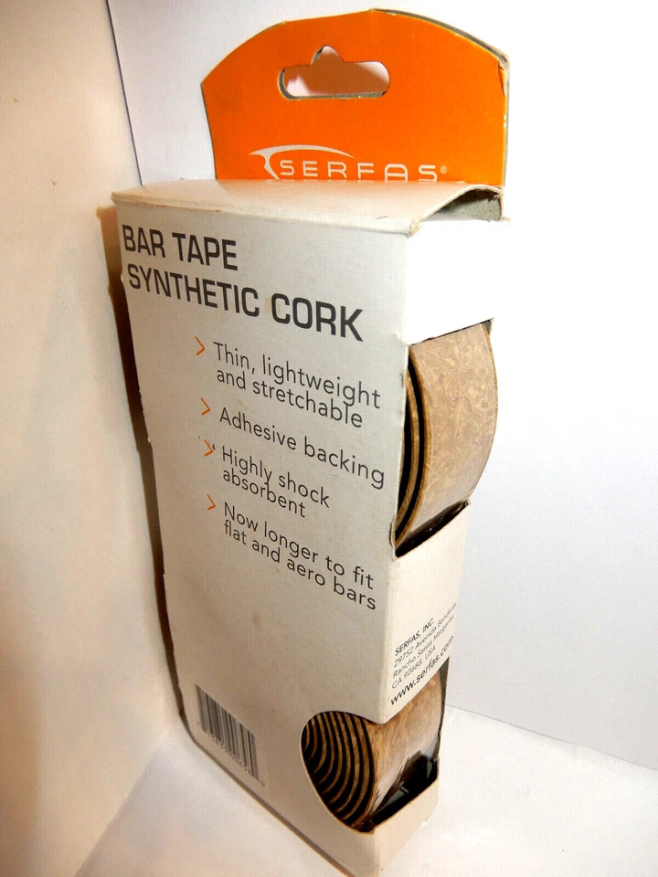 CINTA SINTÉTICA BARRA CORCHO Serfas Marrón Mármol MANILLAR BICICLETA Manijas Bicicleta Envoltura Foto 2 de 4