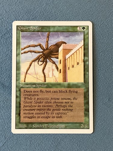 Giant Spider, Revised Edition, Magic the Gathering MTG