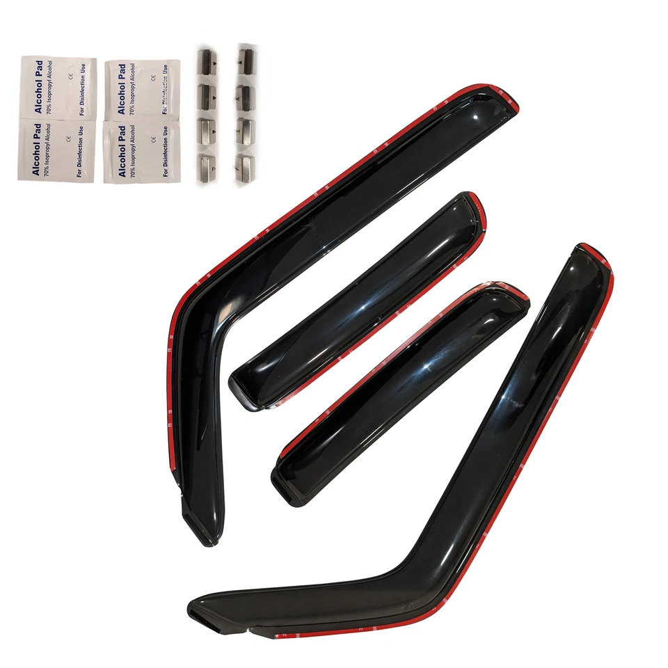 Protectores de lluvia Kasei deflectores de ventana en canal de humo para GMC Acadia 2007-2023 Foto 4 de 4