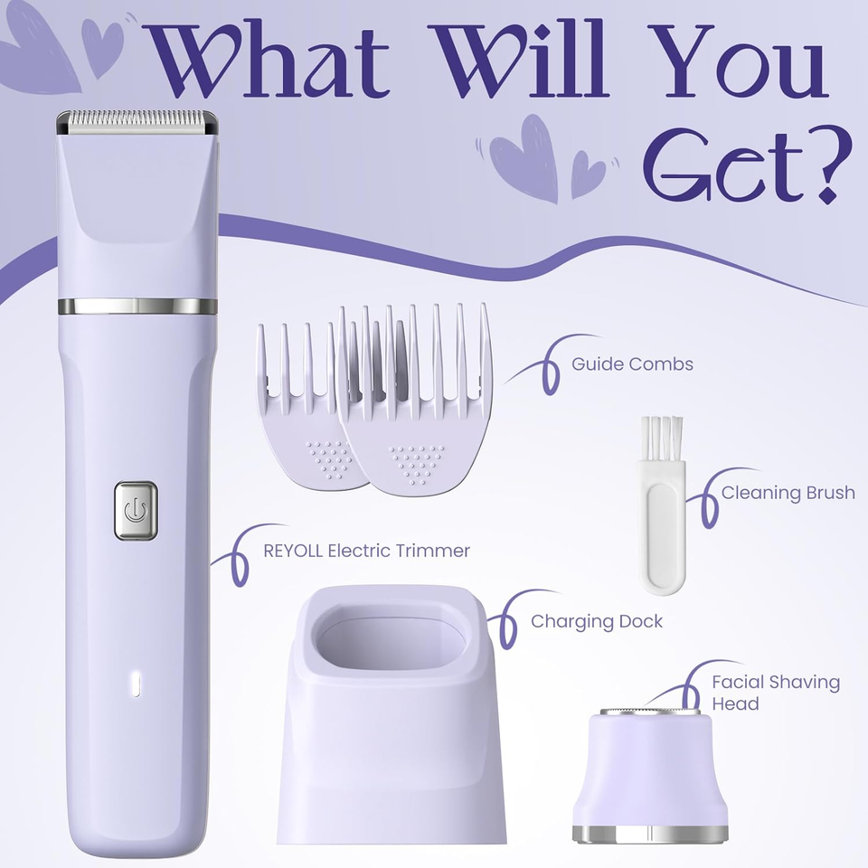 Electric Razors for Women Wet/Dry Womens Electric Shaver for Legs