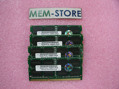 64GB 16GBx4 Kit 1867MHz 1.35V DDR3 SODIMM Memory Apple iMac 27 