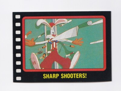 1987 Topps Who Framed Roger Rabbit Cards #22 SHARP SHOOTERS!