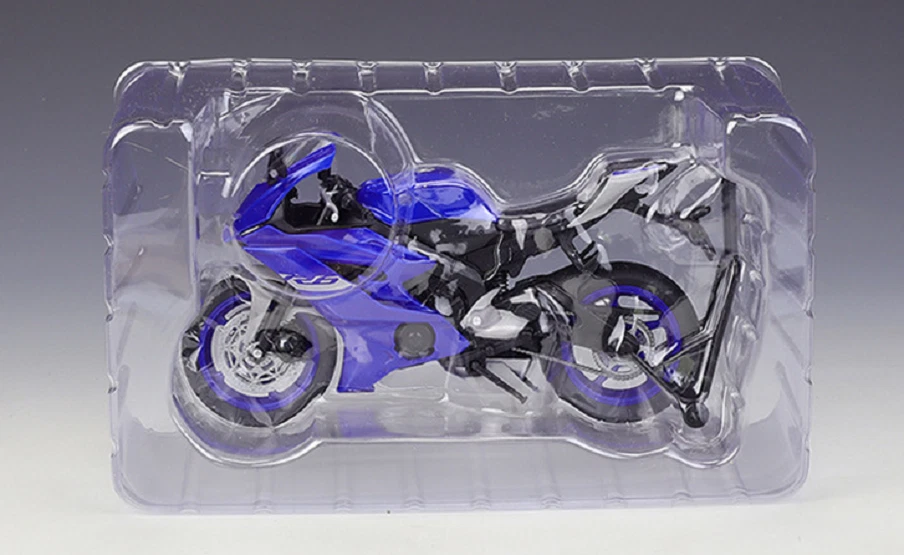 Welly 1:12 2020 YAMAHA YZF R6 Blue Diecast Motorcycle Bike Model Toy New In Box - Image 4 of 4