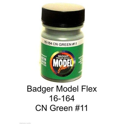 Badger Airbrush BAD16164 1 oz Airbrush Acrylic Paint - CN Green No.11