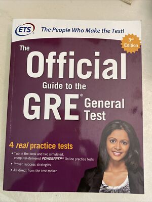 The Official Guide to the GRE General Test by Educational Testing Service (2016,