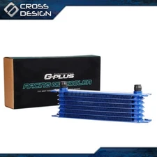 Fit For 7 Row 10AN Universal  Full Aluminum Engine/Transmission Oil Cooler Kit