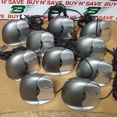 Lot of 10- Evoluent Vertical Mouse 4 Right VM4R (Ergonomic, Optical, Wired) USED