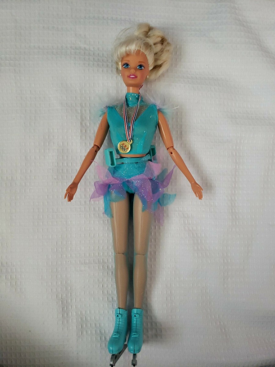 1997年バービーBarbieオリンピック黒人アイススケート　ヴィンテージ 1997年バービーBarbieオリンピック黒人アイススケート ヴィンテージ