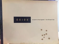 Vintage 1957 Orion Supercharged Turboprop Booklet By Bristol Aero