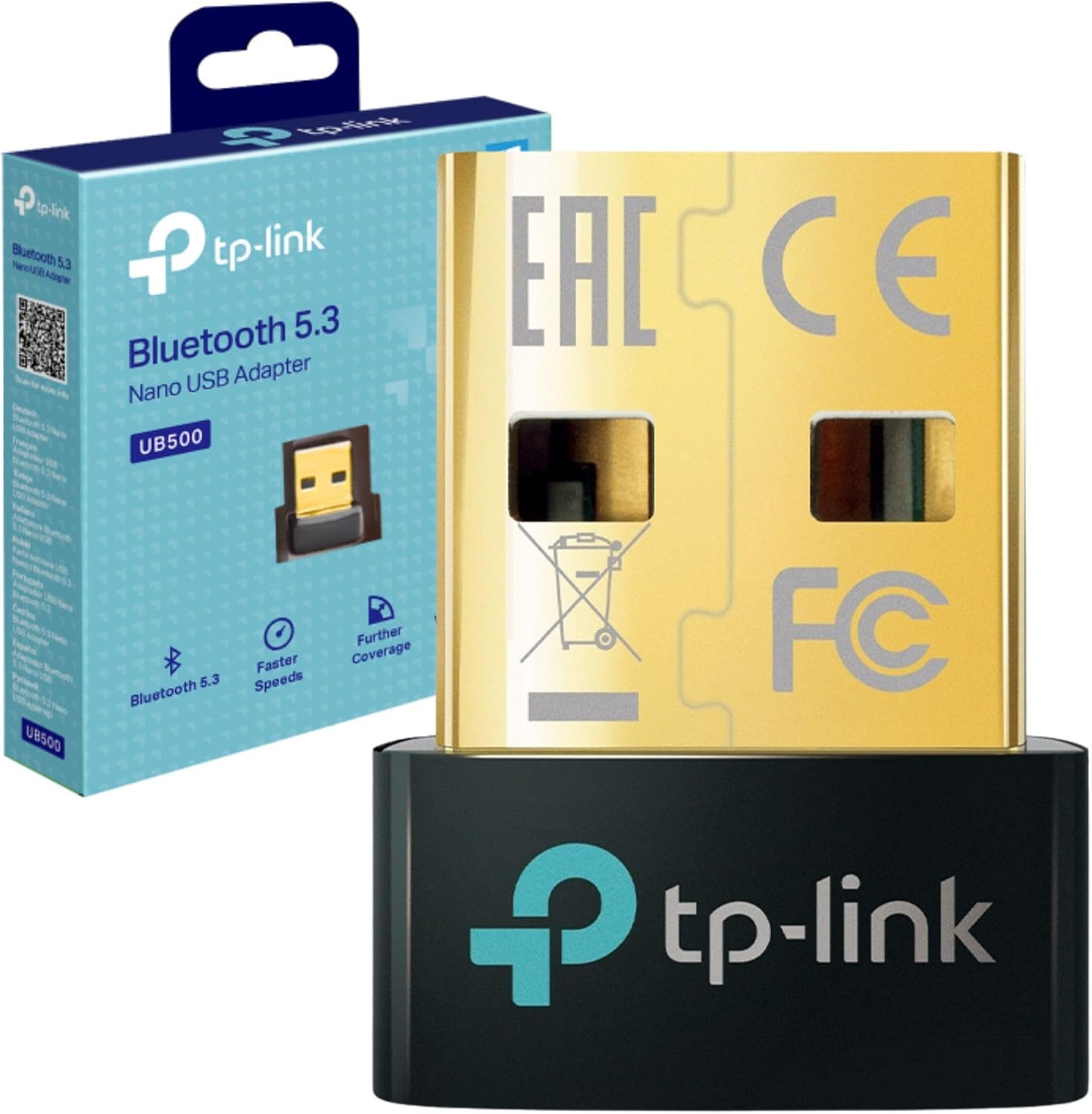 Tp-Link Nano USB Bluetooth 5.3 Adapter for Multiple Devices, Long Range