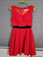 Womens Red Cocktail Party Dress Perfect For Christmas!