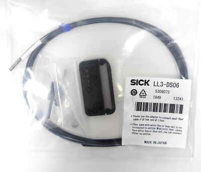 SICK LL3-DS06 Lichtleitsensor Glasfaser Lichtleiter fiber optical sensor  #MA