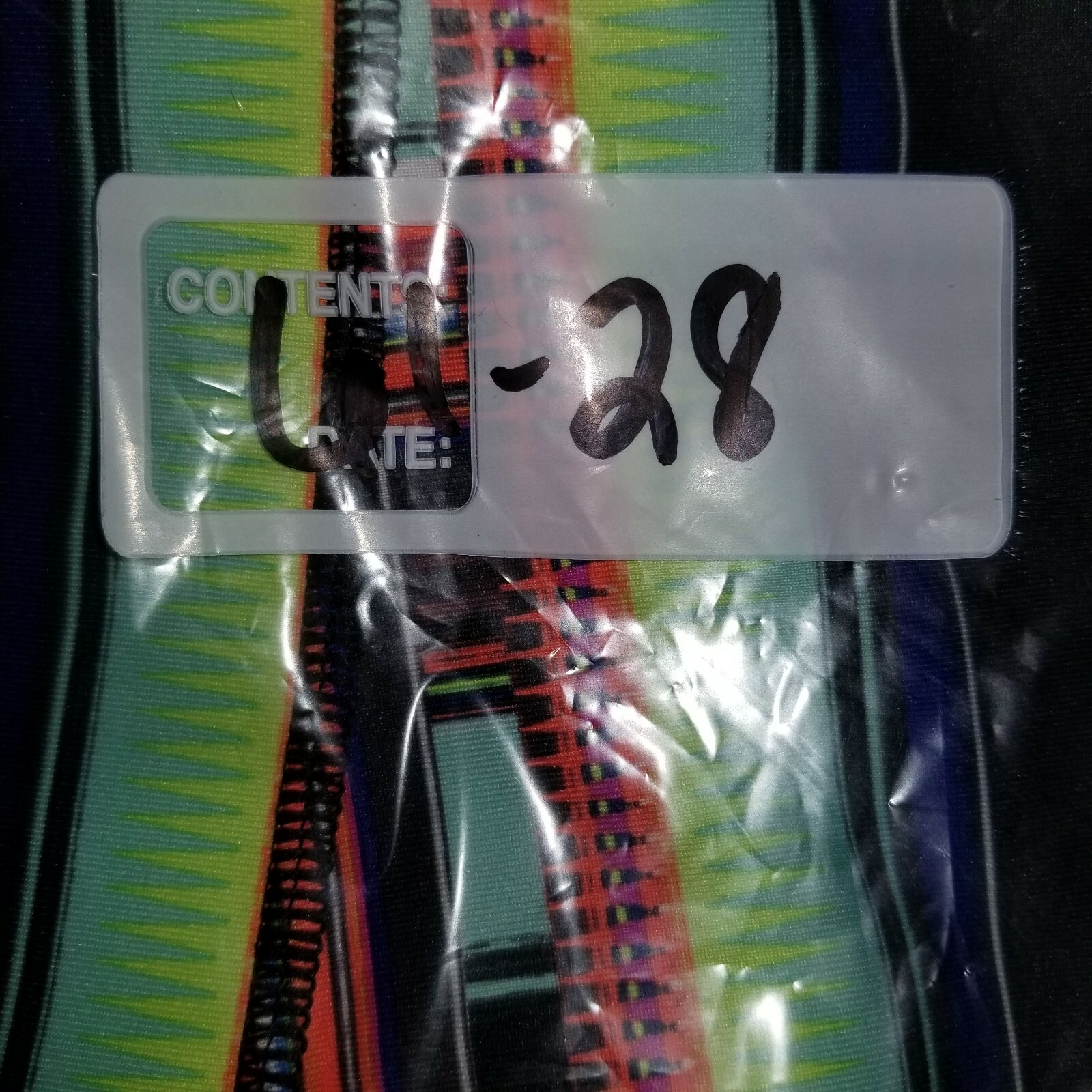 Leggings donna Fila L luminosi multicolore stampa geometrica cropped