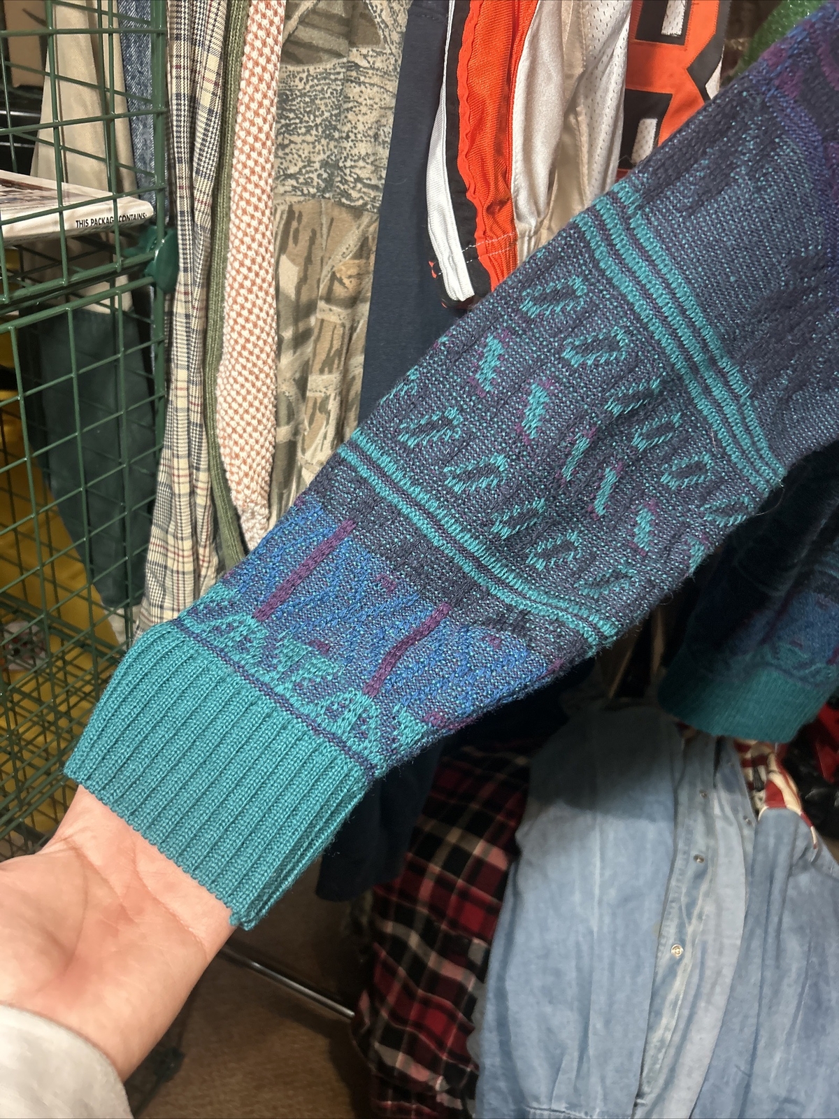 Vintage Pendleton Pull Over Sweater, Wool, Made I… - image 11