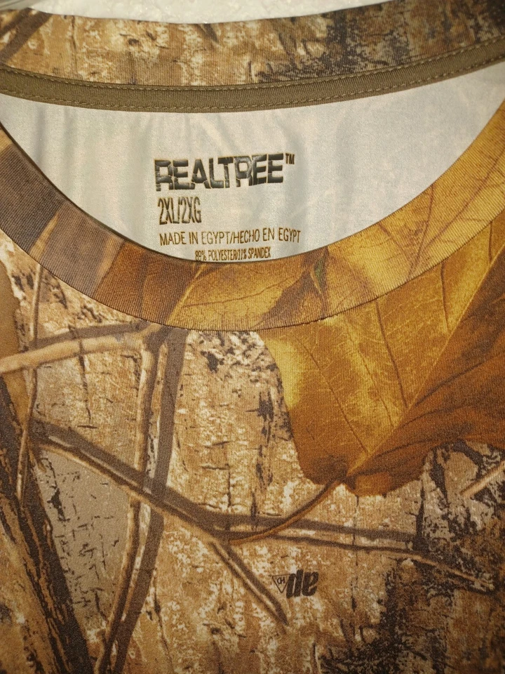 Real Tree 2X Camisa Camuflada Manga Corta Ultra Ligera Foto 2 de 3