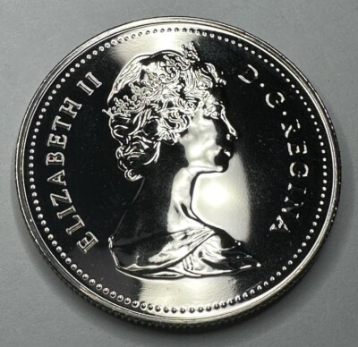 1985 Canadian Proof-Like Dollar Coin Uncirculated from Royal