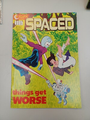 SPACED #10, VF/NM, Eclipse, Tom Stazer, 1986, 1st, more Indies in store
