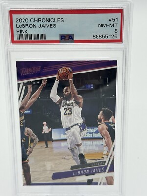 Buy 2020-21 Panini Chronicles Prestige LeBron James #51 Pink