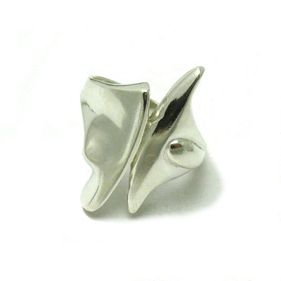Extravaganter Sterling Silber Ring echt gepunzt massiv 925 Handarbeit Kaiserin