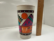 Whataburger Southwestern Pattern Retro Plastic Cup
