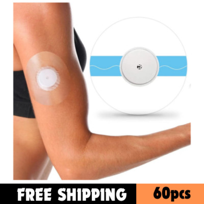 Freestyle Sensor Adhesive Bandage Patches for Libre 2 Cover Waterproof Clear Fil