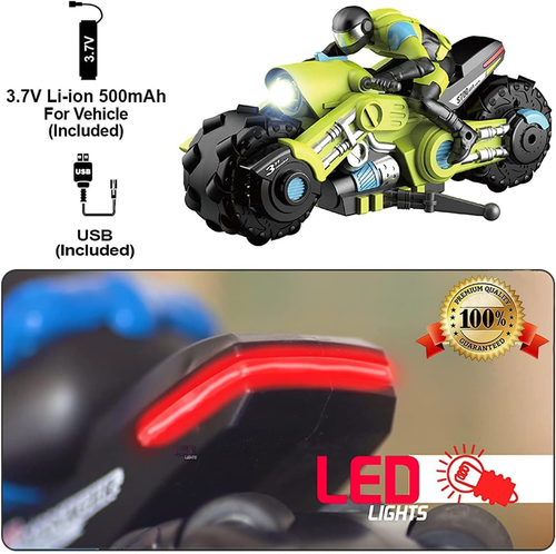 Remote Control Motorcycles - 360° Spinning Action, High-Speed Racing Motorbike w - Picture 4 of 7