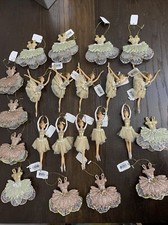 Lot Of 22 Gorgeous Balarina Ornaments By Katherine s Collection