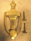 Vintage Newport #63 solid brass door knocker — photo 1