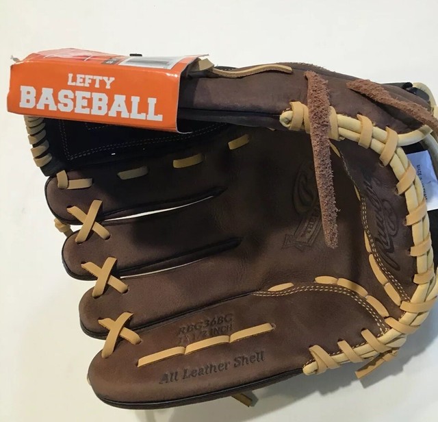 Rawlings Lefty Baseball Glove 12.5" RBG36BC Leather Gold Glove Co Zero