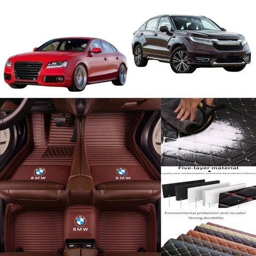 For BMW All Models Car Floor Mats All Weather Liner Carpet Luxury Custom Rugs - Picture 16 of 29