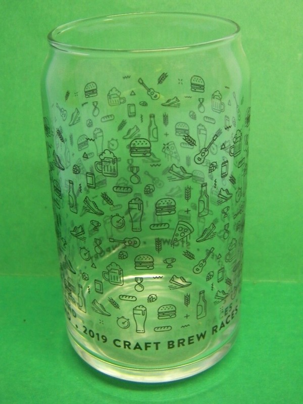 2019 CRAFT BEER RACES GLASS WORCESTER MA. STOWE VT.  NEWPORT RI. PORTLAND ME.