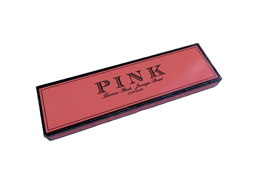 Corbata Thomas Rosa Azul de Millenium Collection Historical British Designs Foto 4 de 4