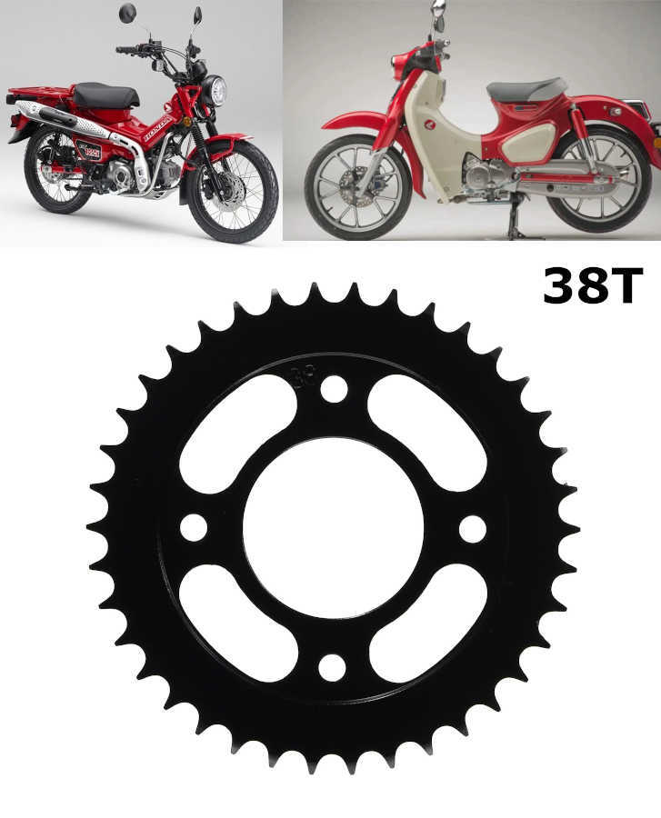 For Honda CT125 Super Cub 110 Driven Sprocket Rear 38T 535